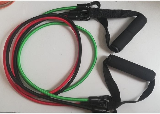 5 poids solide de résistance de résistance de la corde 200LBS d'exercice de maison d'émulsion de couleurs