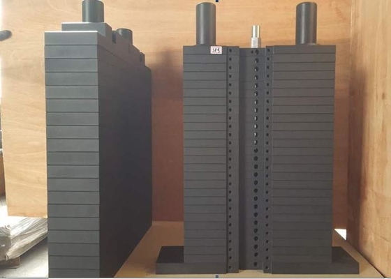 Plaques de poids de gym enduites d'émail, trou de 1 pouce, résistantes à la rouille