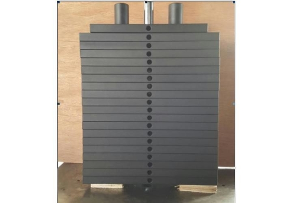 Plaques de poids de gym en fonte avec des chiffres élevés 1 pouce trou
