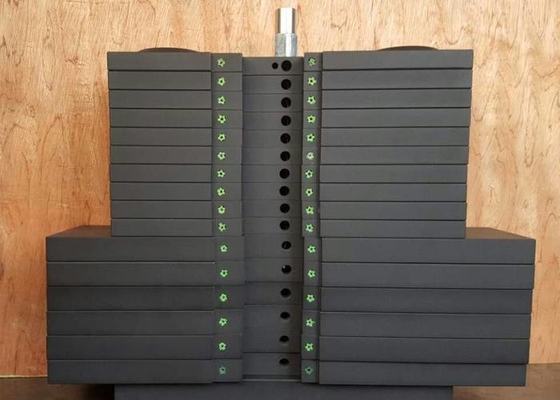 Plaques de poids en fonte avec trou de 1 pouce pour machines de gym