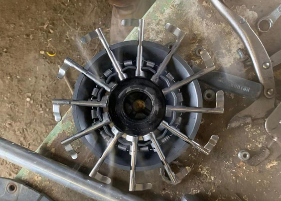 Service rapide de porte de compteur de graine de doigt en plastique d'acier inoxydable