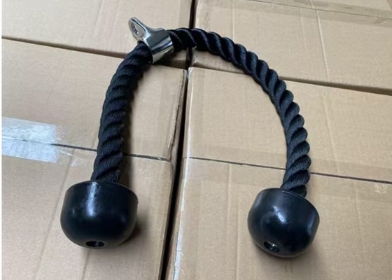 Corde de tricep faite avec de la corde de nylon pour les gymnases
