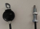 Pièces RAPIDES d'équipement de gymnase, câble métallique en plastique noir pour l'équipement de gymnase
