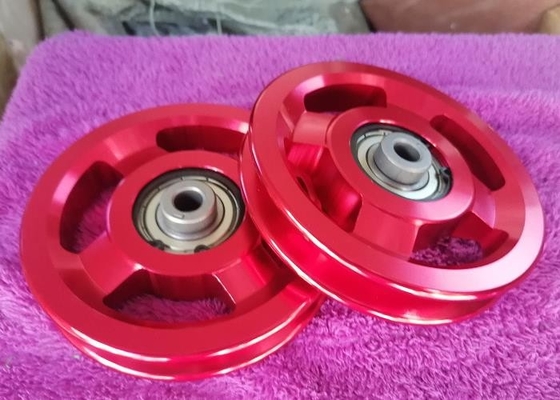 Roues matérielles de poulie d'équipement de gymnase d'alliage commercial pour des clubs de santé