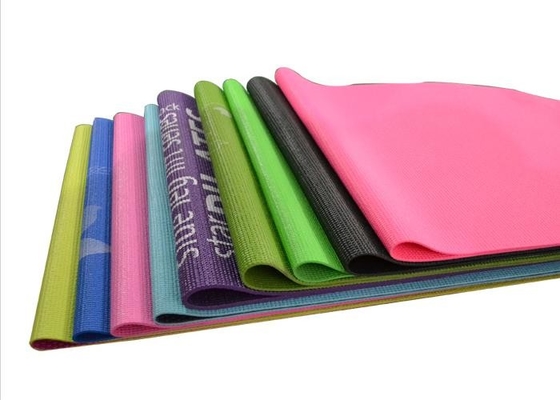 Entretien facile d'utilisation d'anti de glissement tapis à la maison de yoga avec l'épaisseur de 3 - de 8mm facultative