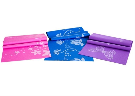 Couleur facile de tapis de yoga de gymnase d'entretien adaptée aux besoins du client avec les surfaces texturisées dégrossies durables